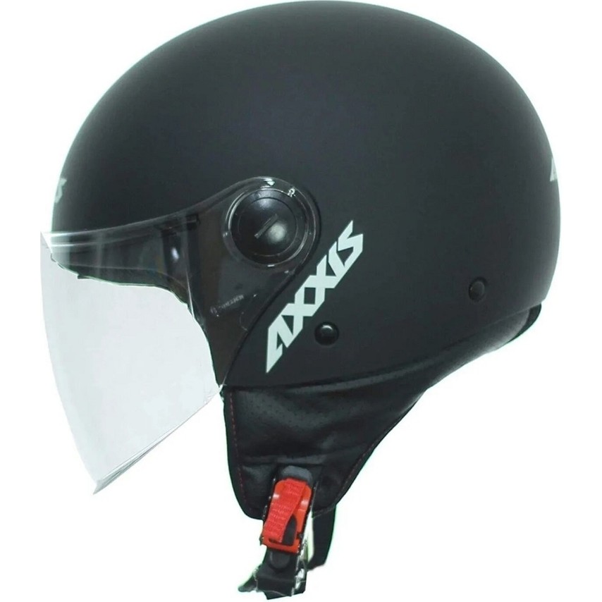 Axxis Square Solid Motosiklet Kaskı Matt Black SYM0019