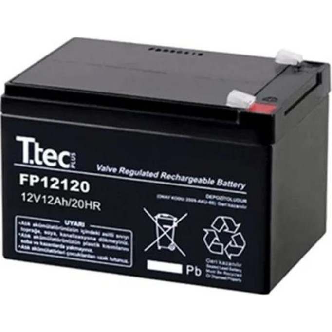 Ttec Pilsan Çocuk Oyuncak Araba 12V 12AH Uyumlu Akü Tüm Pilsan Modellerine Uyumlu Çocuk Araba Aküsü