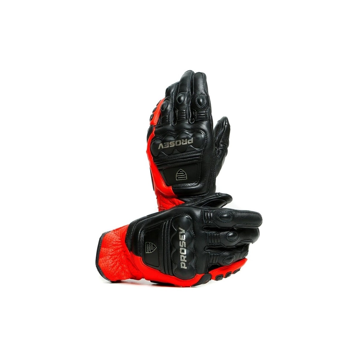Prosev GL60 Carbon Titantum Deri Eldiven Kırmızı