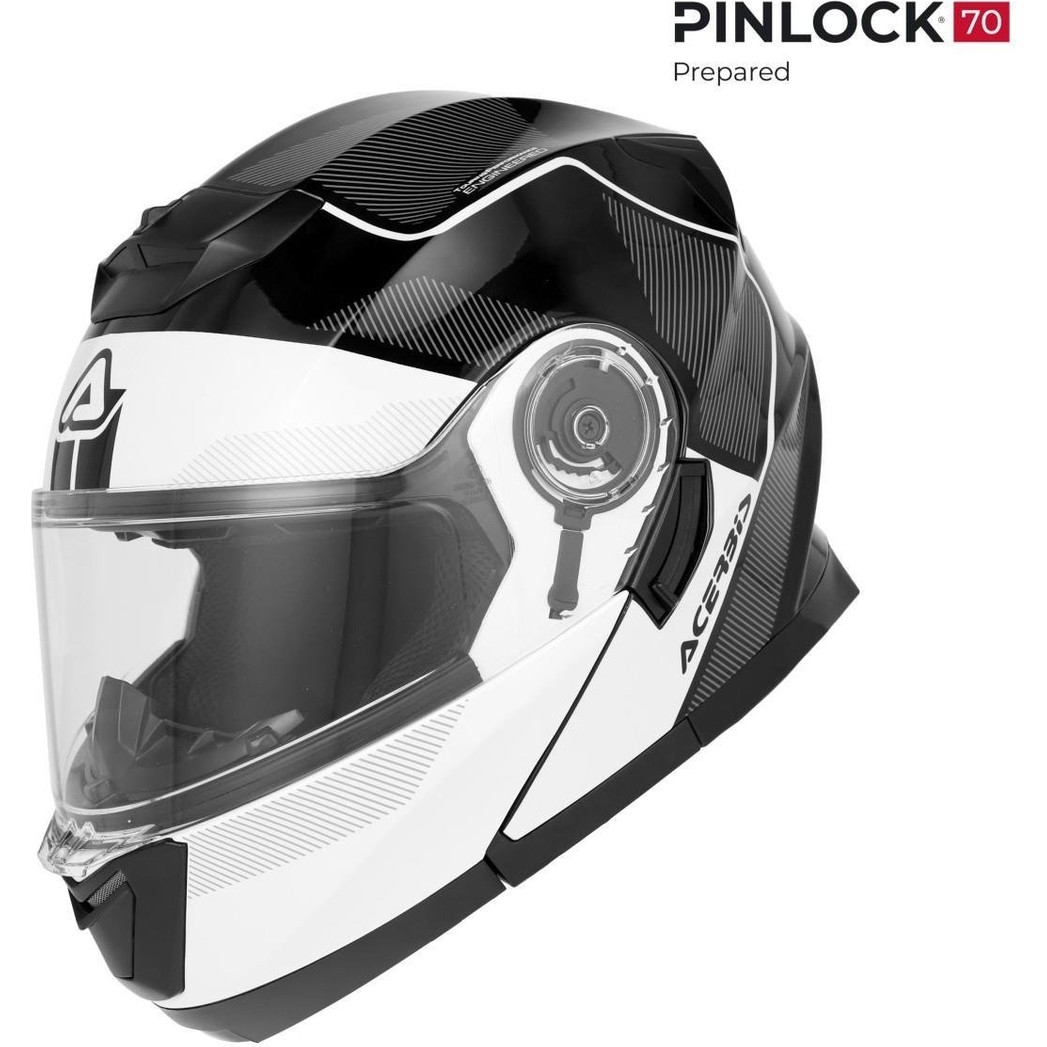 Acerbis Serel 22-06 Kask Siyah Beyaz