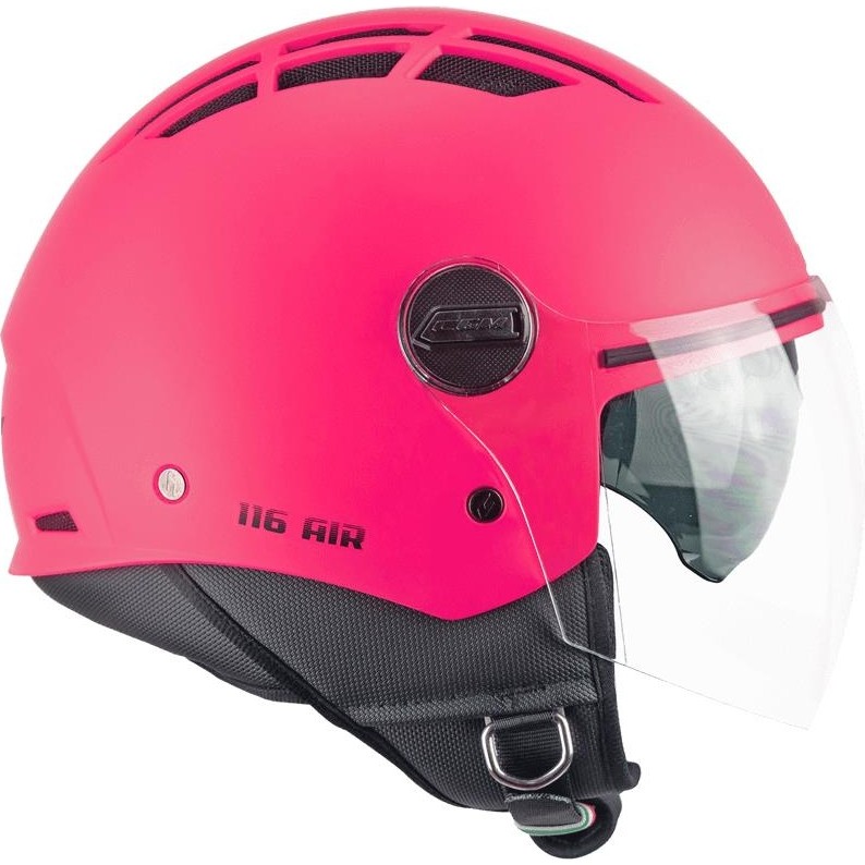 Cgm 116A Aır Açık Kask Pembe Uzun Vizör+Güneş Vizörlü -L