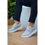 Evyora KB-003 Kuback Gri Süet Bağcıklı Günlük Erkek Ayakkabı - Görsel 3